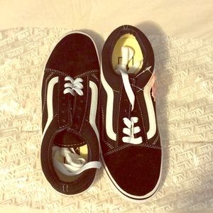 Brand New Old Skool Black and White Vans